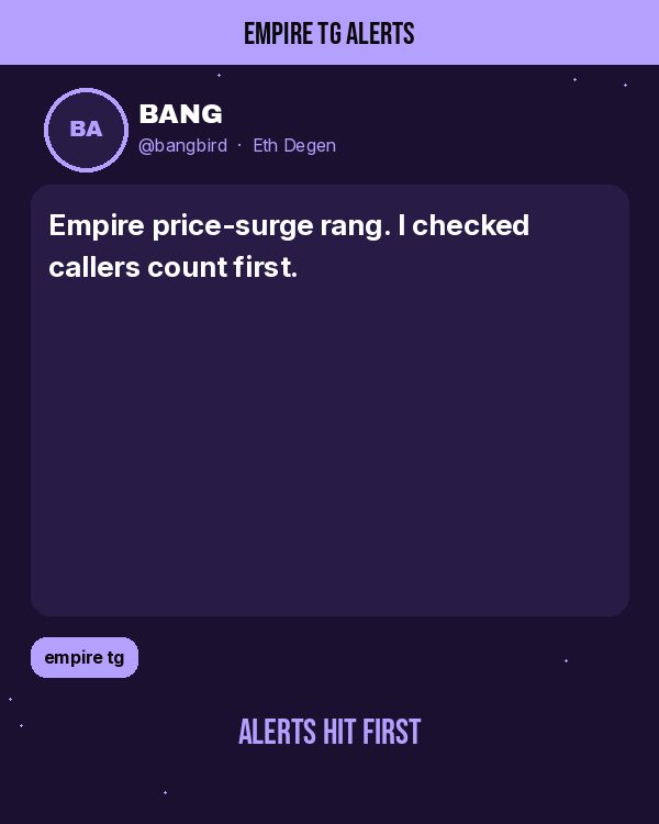 Crew review card bangbird — Neon Kitchen TV